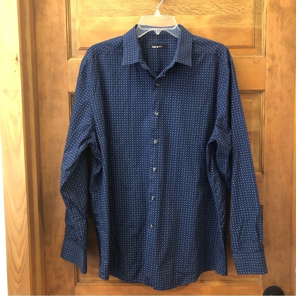 BAR III/Men’s Button Up Shirt/ Slim Fit / Easy Care/ 17-17.5 / 34-35 / XL - Picture 11 of 11
